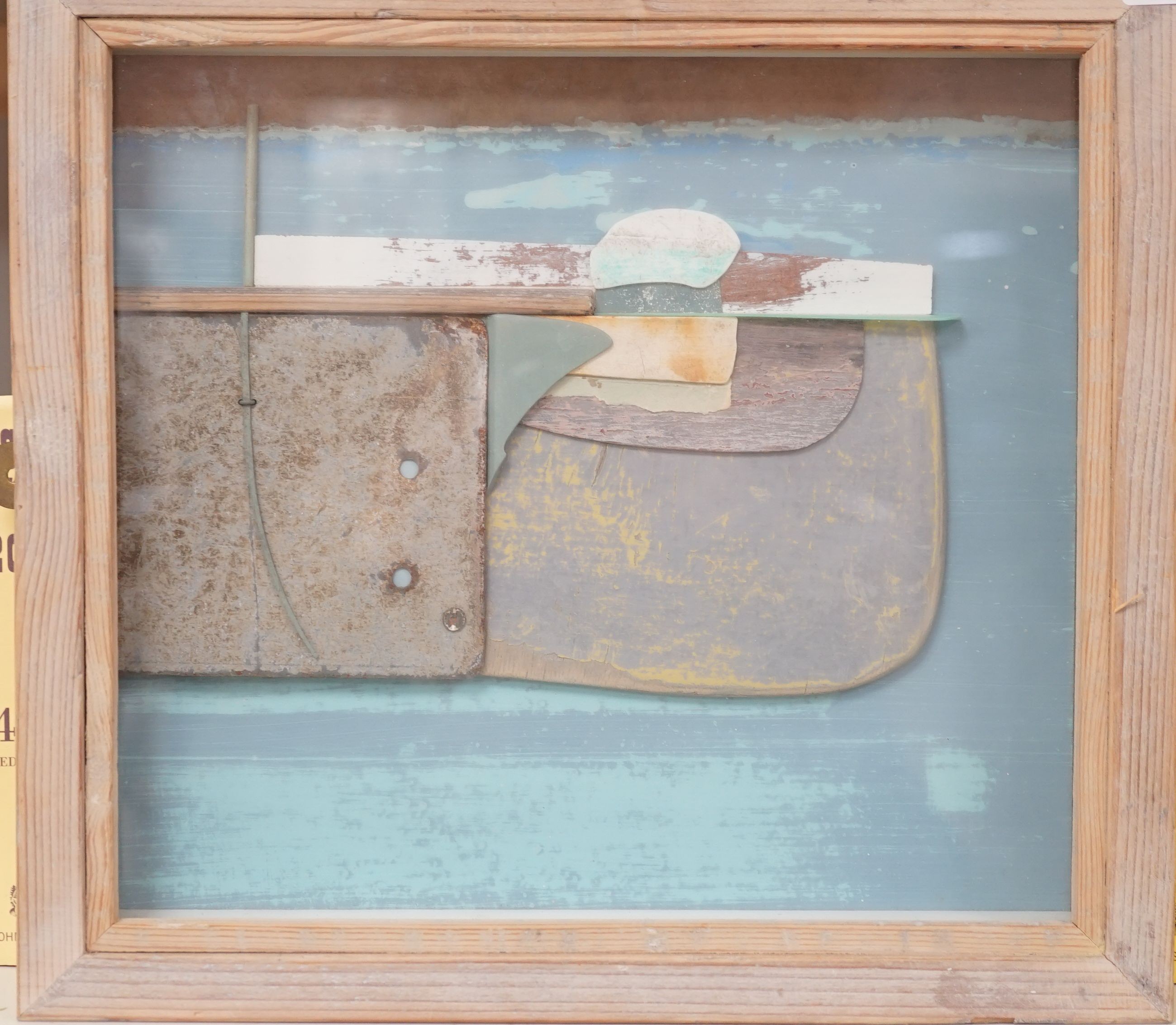 Geoffrey Bradford (1947-), multi media, ' Bright Sea Morning 1999', 24 x 27cm